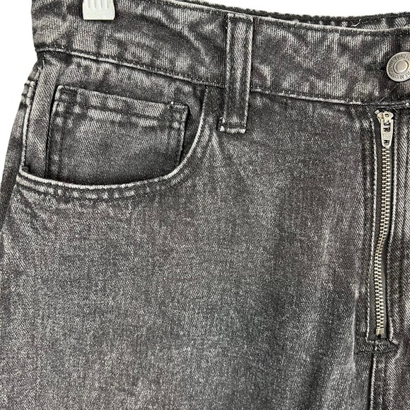 NEW Forever 21 High Rise Baggy Wide Leg Barrel Jeans Black Wash US 28 Grunge - Picture 6 of 10